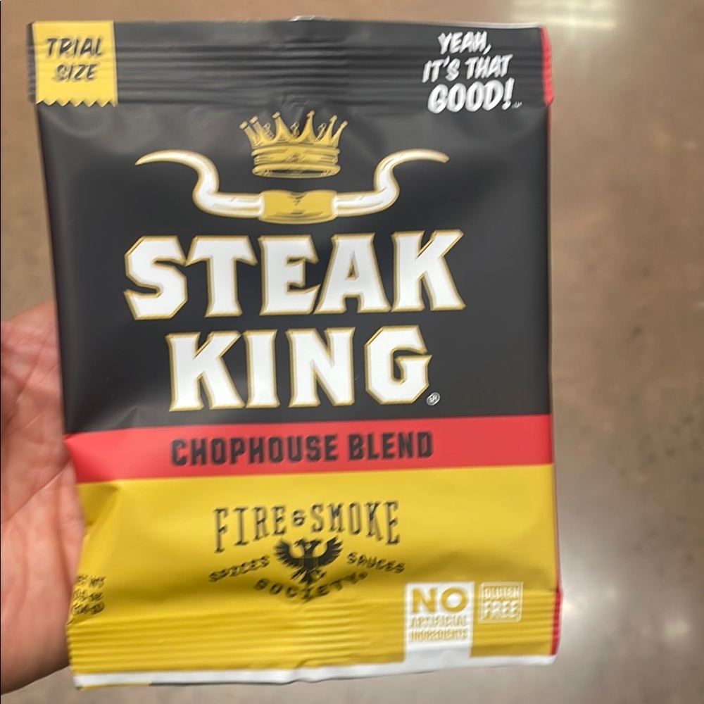 2 pack 👀Steak King Chophouse Blend Seasoning & Go Tp Blend